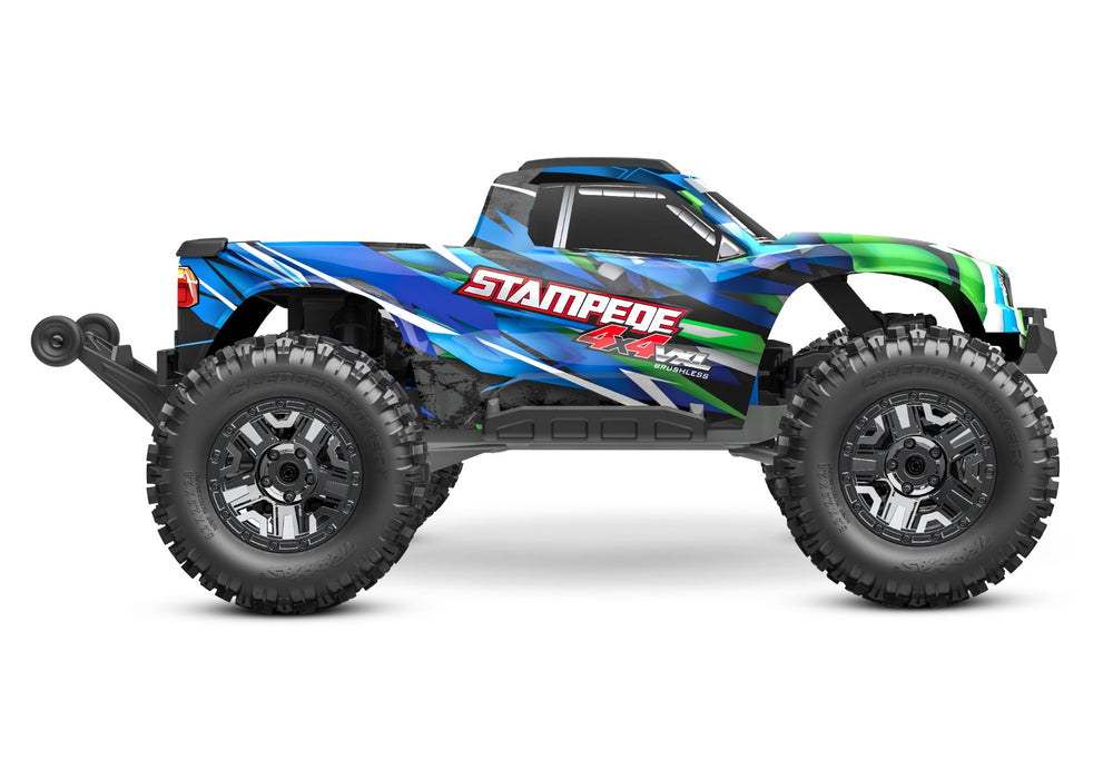 Traxxas Stampede 4x4 VXL Monster Truck (Green) - 90376-4-GRN