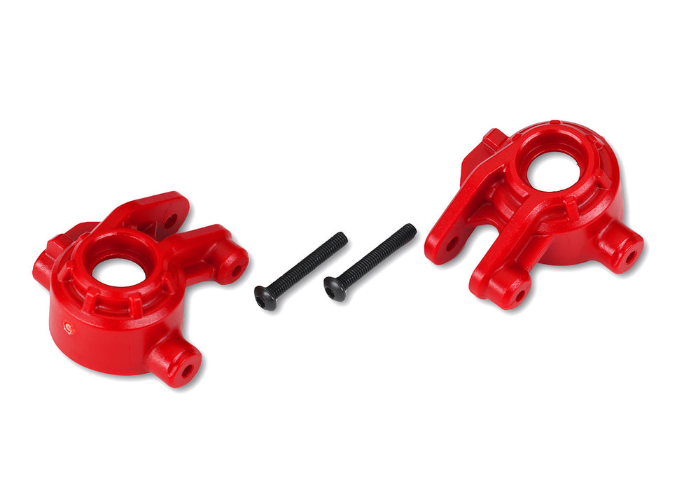 Traxxas Steering Blocks Extreme Heavy Duty (Red, left & right) - 9037R