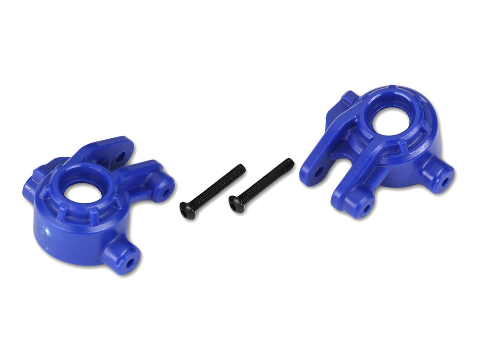 Traxxas Steering Blocks Extreme Heavy Duty (Blue, left & right) - 9037X