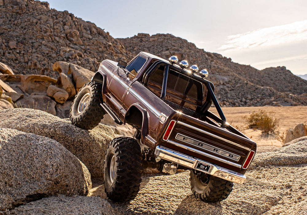 Traxxas TRX-4 1979 Ford F-150 High Trail Edition RTR 1/10 Scale and Trail Crawler (Brown) - 92046-4-BRWN