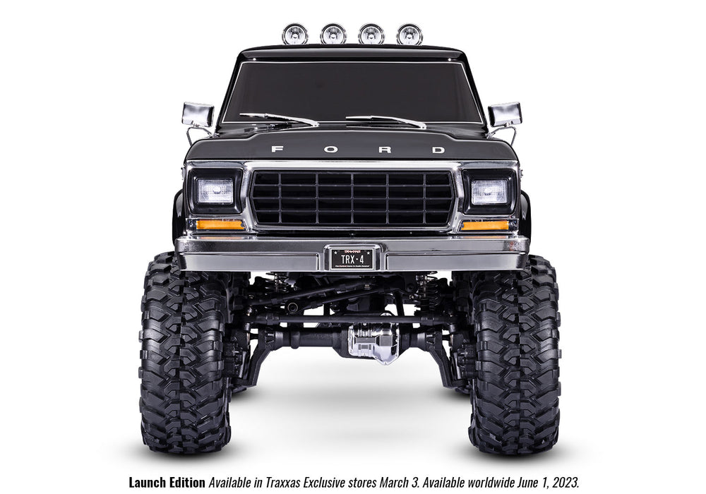 Traxxas TRX-4 1979 Ford F-150 High Trail Edition RTR 1/10 Scale and Trail Crawler (Black) - 92046-4-BLK