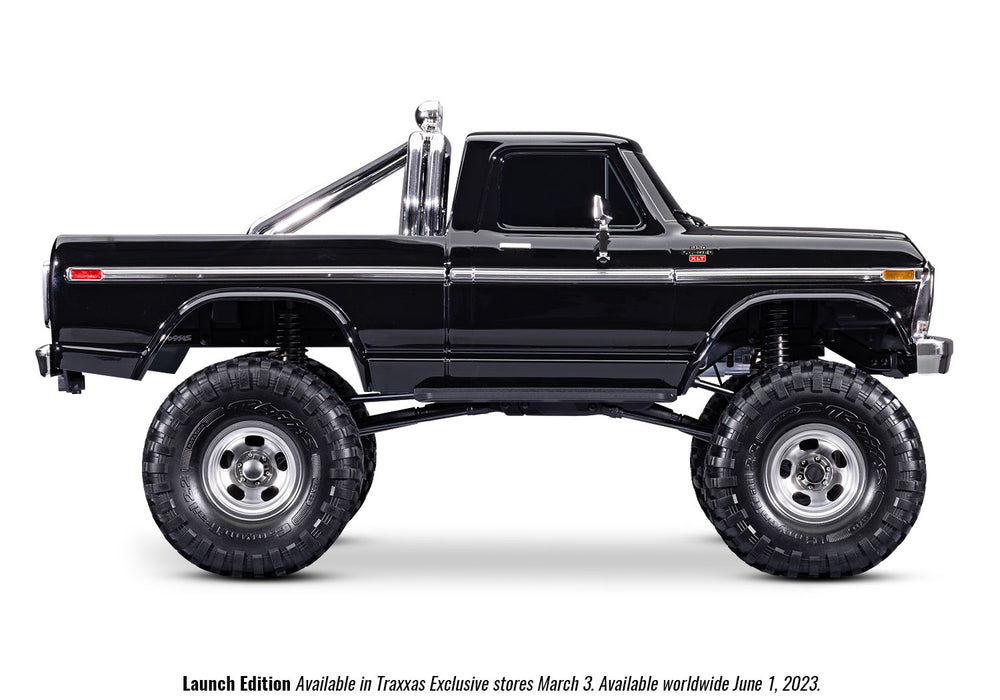 Traxxas TRX-4 1979 Ford F-150 High Trail Edition RTR 1/10 Scale and Trail Crawler (Black) - 92046-4-BLK