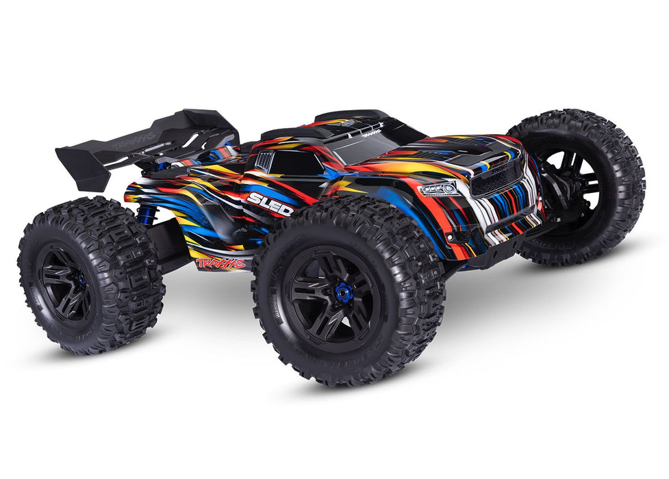 Traxxas Sledge 1/8 Scale 4WD Brushless RTR Monster Truck Belted(Blue) - 95096-4-BLUE