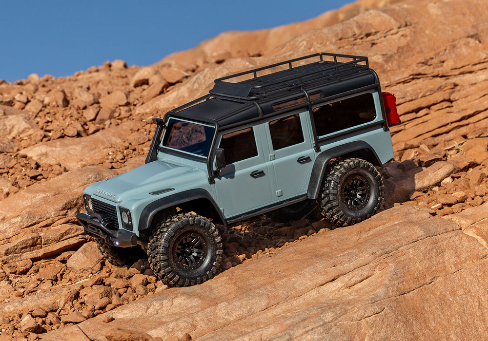 TRX-4M 1/18 Scale RTR Land Rover Defender (Light Blue) - 97054-1-XBLU
