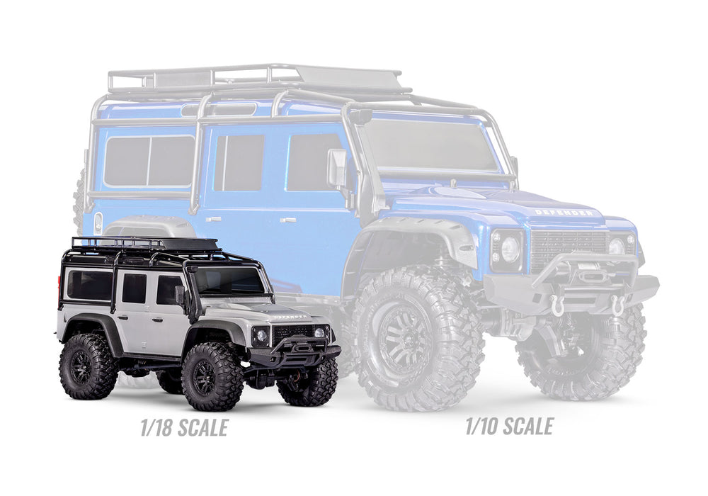 TRX-4M 1/18 Scale RTR Land Rover Defender (Light Blue) - 97054-1-XBLU