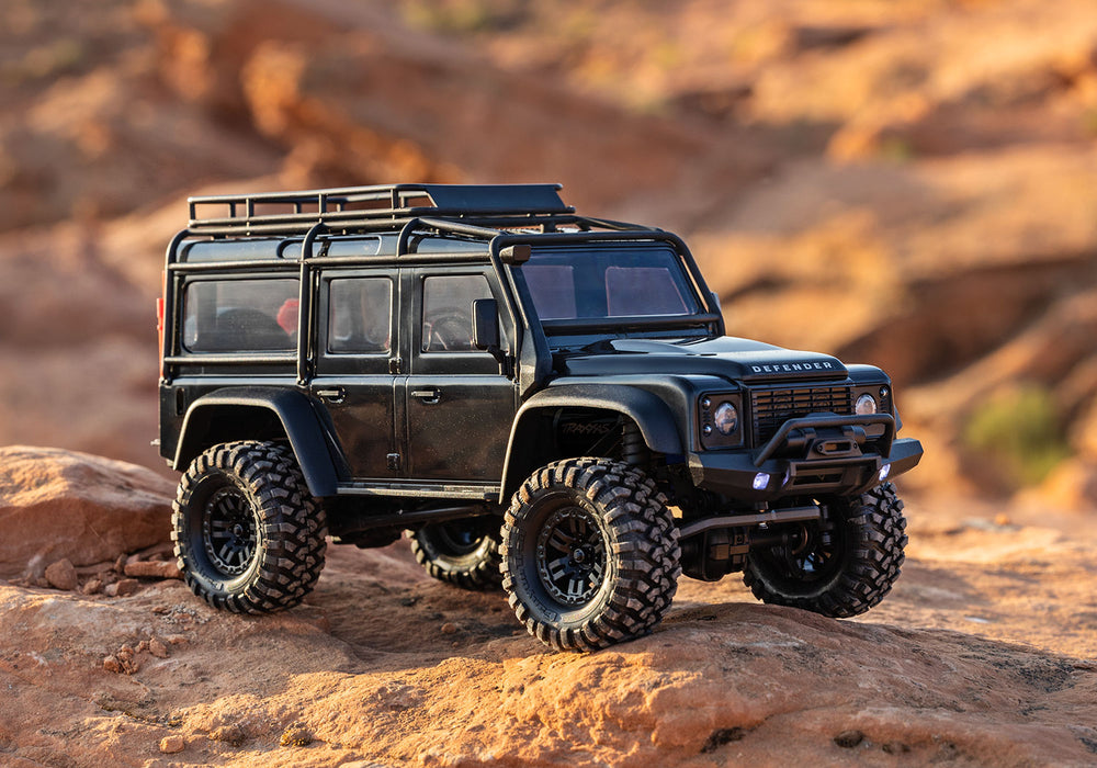 TRX-4M 1/18 Scale RTR Land Rover Defender (Black) - 97054-1-BLK