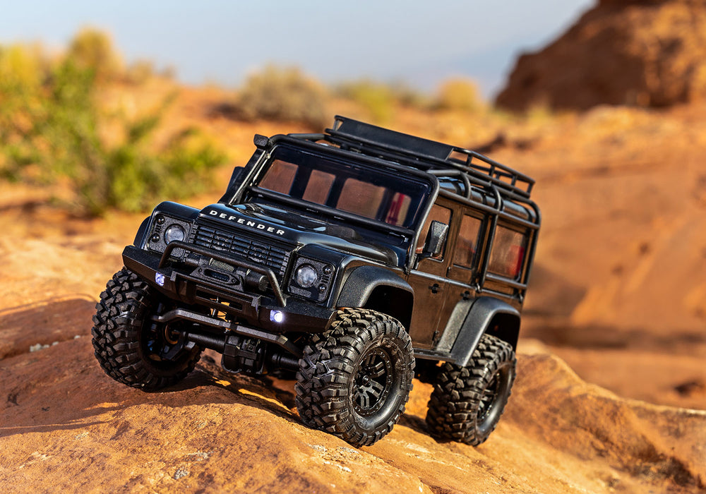 TRX-4M 1/18 Scale RTR Land Rover Defender (Black) - 97054-1-BLK