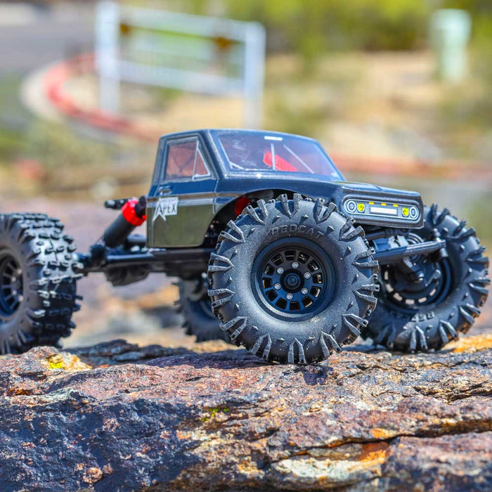 Redcat Ascent-18 APEX 1/18 Brushless 4WD RTR Rock Crawler (Dark Metallic Gray) - RER42222