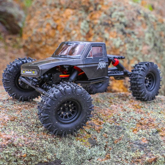 Redcat Ascent-18 APEX 1/18 Brushless 4WD RTR Rock Crawler (Dark Metallic Gray) - RER42222