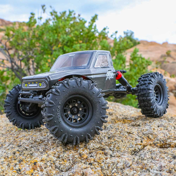 Redcat Ascent-18 APEX 1/18 Brushless 4WD RTR Rock Crawler (Dark Metallic Gray) - RER42222