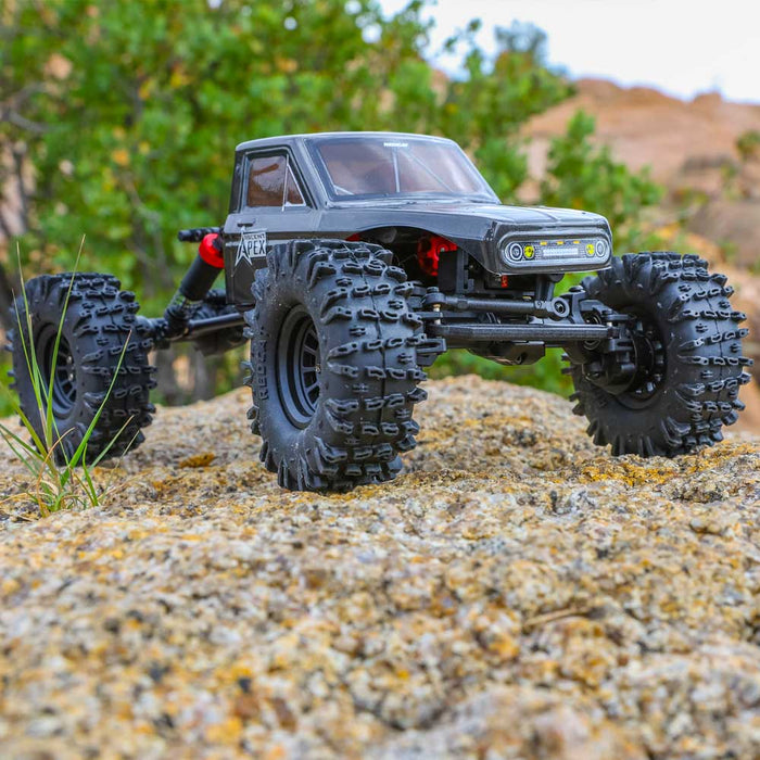 Redcat Ascent-18 APEX 1/18 Brushless 4WD RTR Rock Crawler (Dark Metallic Gray) - RER42222