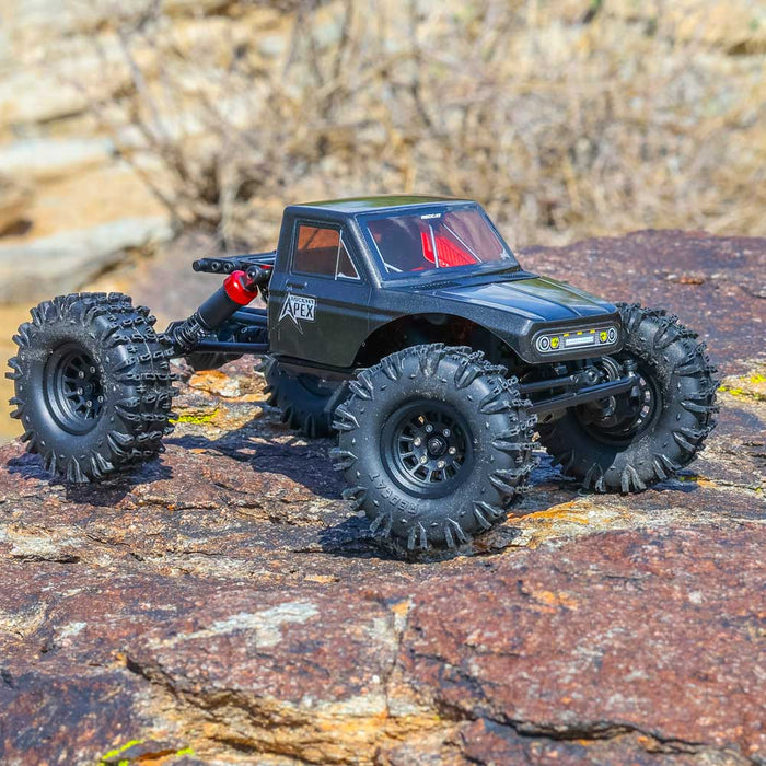 Redcat Ascent-18 APEX 1/18 Brushless 4WD RTR Rock Crawler (Dark Metallic Gray) - RER42222