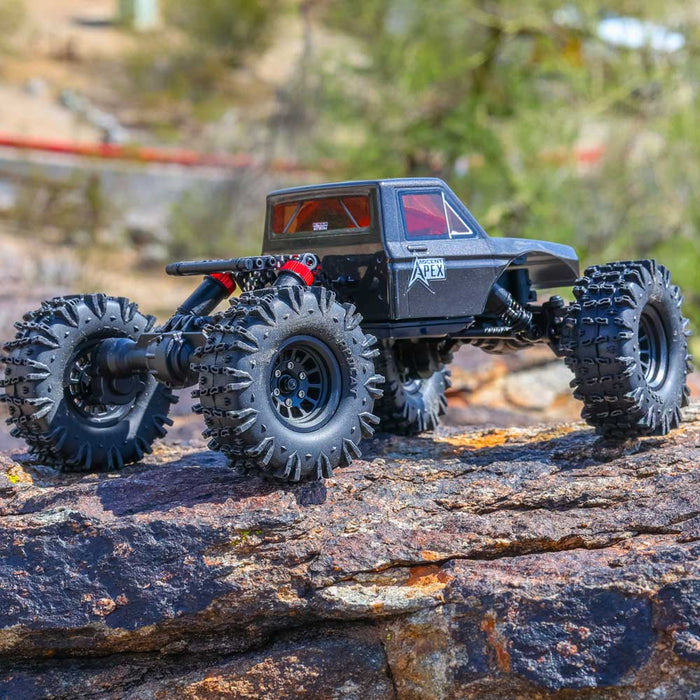 Redcat Ascent-18 APEX 1/18 Brushless 4WD RTR Rock Crawler (Dark Metallic Gray) - RER42222