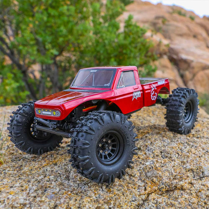 Redcat Ascent-18 APEX 1/18 Brushless 4WD RTR Rock Crawler (Metallic Red) - RER42219