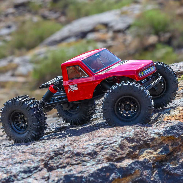 Redcat Ascent-18 APEX 1/18 Brushless 4WD RTR Rock Crawler (Metallic Red) - RER42219