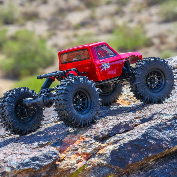 Redcat Ascent-18 APEX 1/18 Brushless 4WD RTR Rock Crawler (Metallic Red) - RER42219