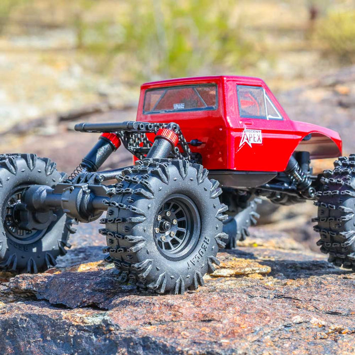 Redcat Ascent-18 APEX 1/18 Brushless 4WD RTR Rock Crawler (Metallic Red) - RER42219