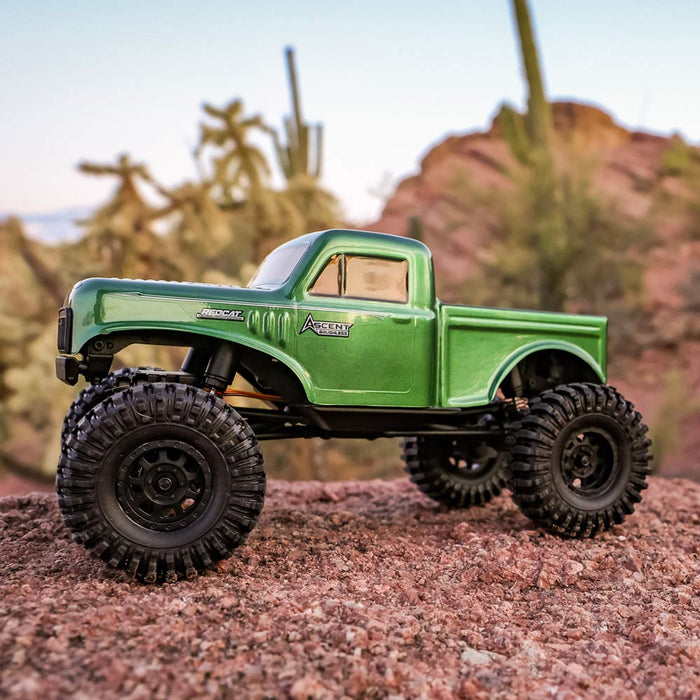 Redcat Ascent-18 Brushless 1/18 4WD RTR Rock Crawler (Forest Green) - RER39150
