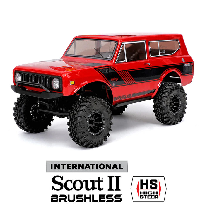 Redcat Ascent-18 International Scout II Brushless 1/18 4WD Rock Crawler (Red) - RER39153