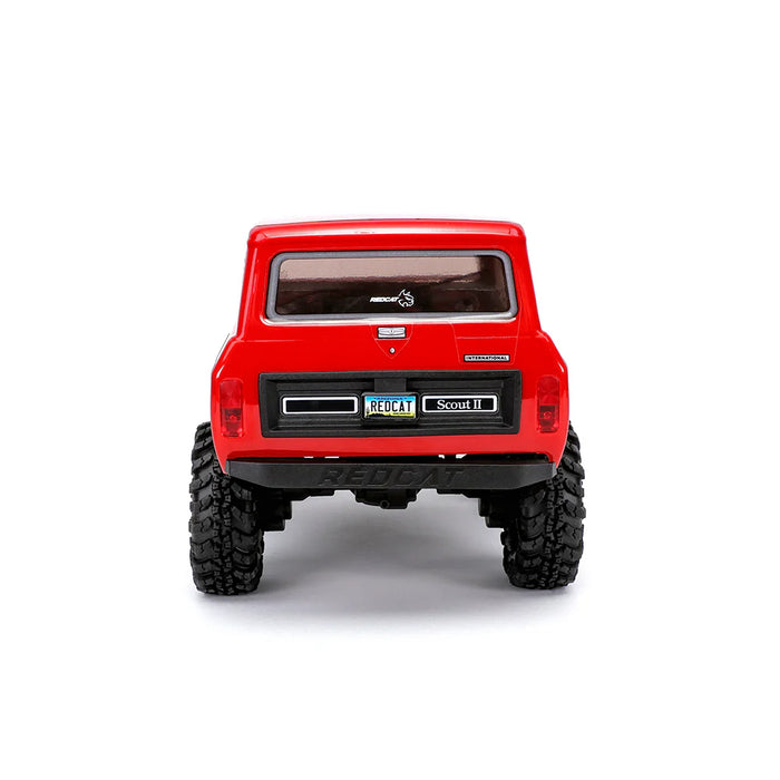 Redcat Ascent-18 International Scout II Brushless 1/18 4WD Rock Crawler (Red) - RER39153