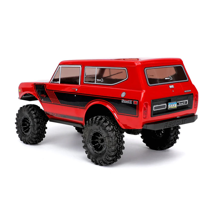 Redcat Ascent-18 International Scout II Brushless 1/18 4WD Rock Crawler (Red) - RER39153