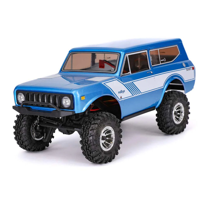 REDCAT ASCENT-18 INTERNATIONAL SCOUT II - 1:18 BRUSHED ELECTRIC ROCK CRAWLER - BLUE - RER37863