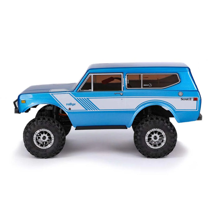 REDCAT ASCENT-18 INTERNATIONAL SCOUT II - 1:18 BRUSHED ELECTRIC ROCK CRAWLER - BLUE - RER37863