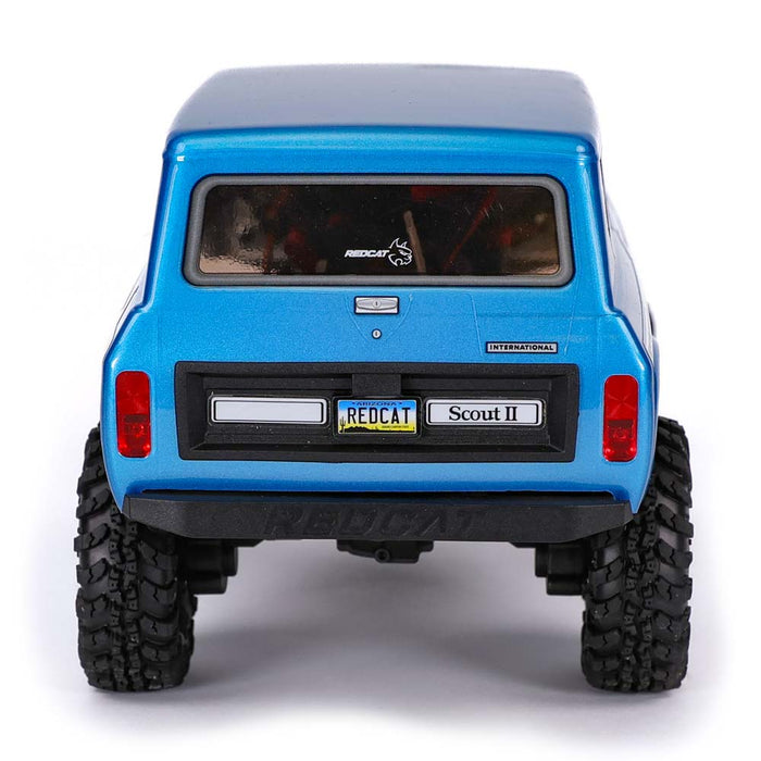 REDCAT ASCENT-18 INTERNATIONAL SCOUT II - 1:18 BRUSHED ELECTRIC ROCK CRAWLER - BLUE - RER37863