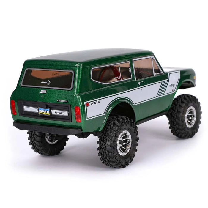 REDCAT ASCENT-18 INTERNATIONAL SCOUT II - 1:18 BRUSHED ELECTRIC ROCK CRAWLER - GREEN - RER37865