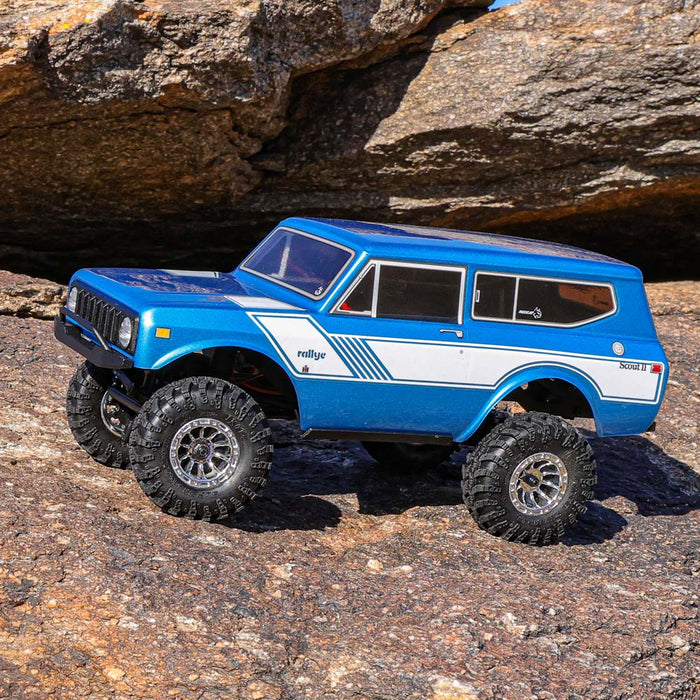 REDCAT ASCENT-18 INTERNATIONAL SCOUT II - 1:18 BRUSHED ELECTRIC ROCK CRAWLER - BLUE - RER37863