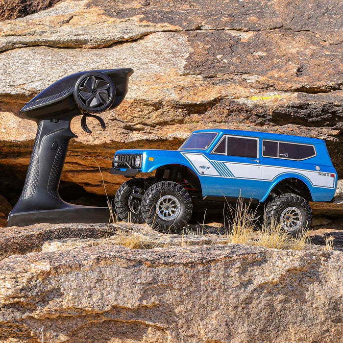 REDCAT ASCENT-18 INTERNATIONAL SCOUT II - 1:18 BRUSHED ELECTRIC ROCK CRAWLER - BLUE - RER37863