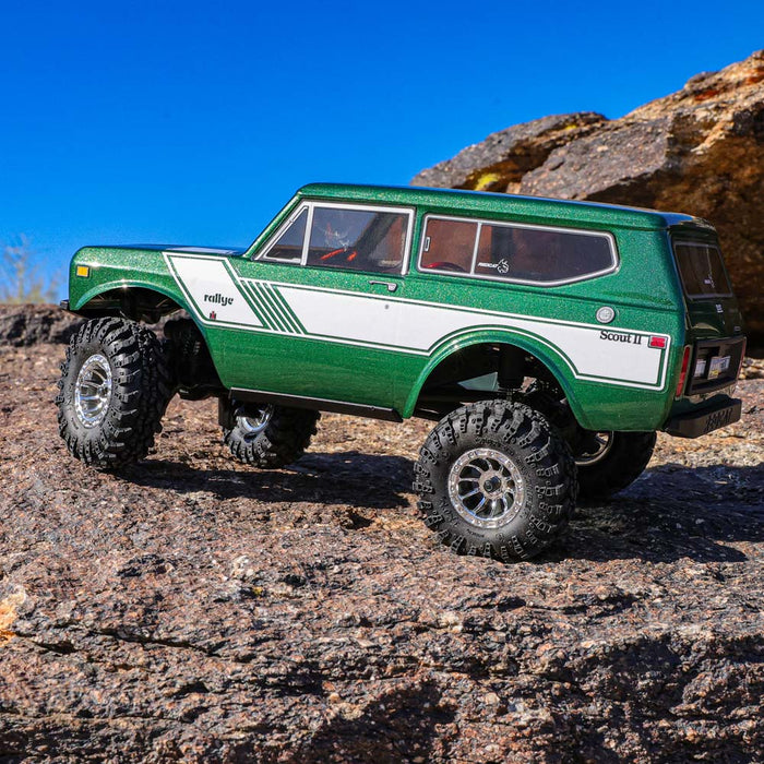 REDCAT ASCENT-18 INTERNATIONAL SCOUT II - 1:18 BRUSHED ELECTRIC ROCK CRAWLER - GREEN - RER37865