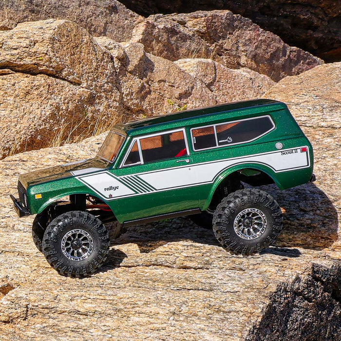 REDCAT ASCENT-18 INTERNATIONAL SCOUT II - 1:18 BRUSHED ELECTRIC ROCK CRAWLER - GREEN - RER37865