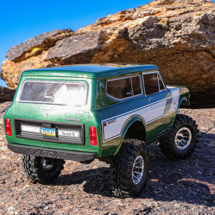 REDCAT ASCENT-18 INTERNATIONAL SCOUT II - 1:18 BRUSHED ELECTRIC ROCK CRAWLER - GREEN - RER37865