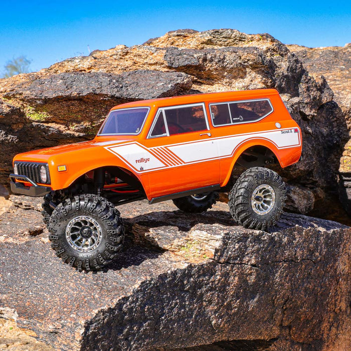 REDCAT ASCENT-18 INTERNATIONAL SCOUT II - 1:18 BRUSHED ELECTRIC ROCK CRAWLER - ORANGE - RER37864