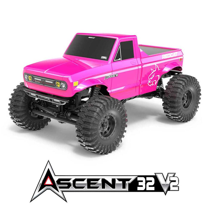 Redcat Ascent-32 V2 4WD RTR 1/32 Rock Crawler (Pink) - RER44375