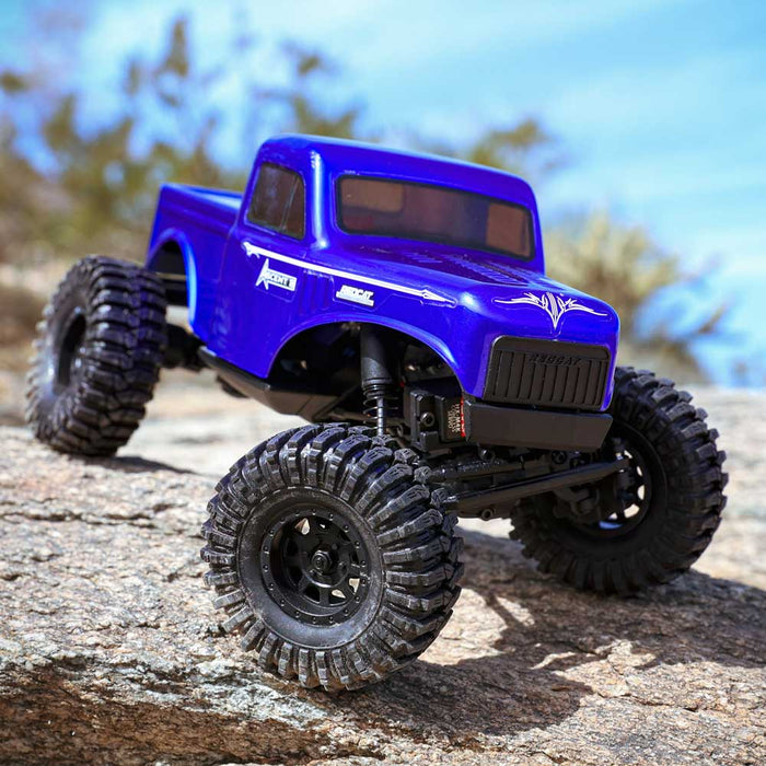 Redcat Ascent-18 High Steer 1/18 4WD Rock Crawler (Blue) - RER43481