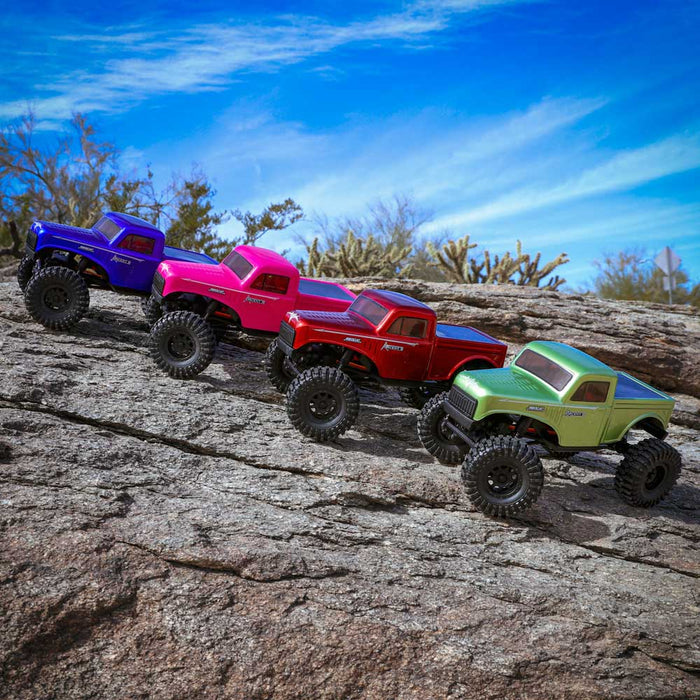 Redcat Ascent-18 High Steer 1/18 4WD Rock Crawler (Pink) - RER43484