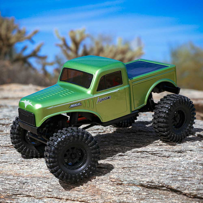 Redcat Ascent-18 High Steer 1/18 4WD Rock Crawler (Mint Green) - RER43483