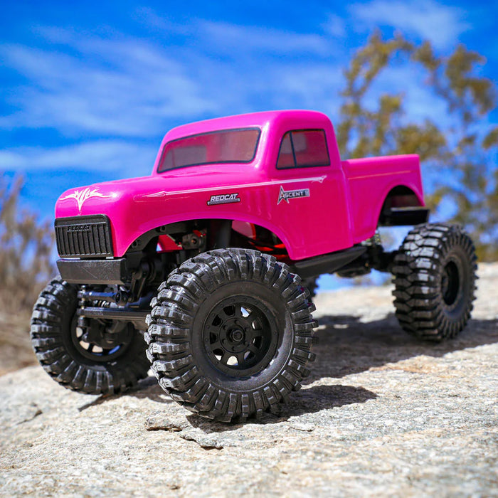 Redcat Ascent-18 High Steer 1/18 4WD Rock Crawler (Pink) - RER43484