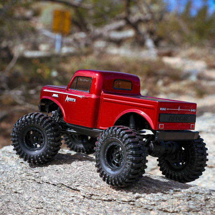 Redcat Ascent-18 High Steer 1/18 4WD Rock Crawler (Red) - RER43482