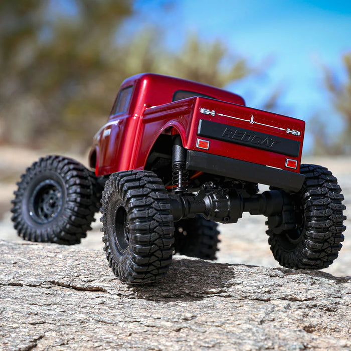 Redcat Ascent-18 High Steer 1/18 4WD Rock Crawler (Red) - RER43482