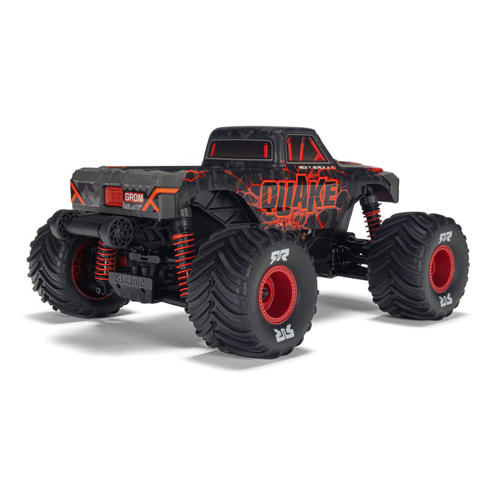 Arrma QUAKE GROM 4X4 Small Scale Monster Truck RTR with Battery & Charger (Red) - ARA2137T1