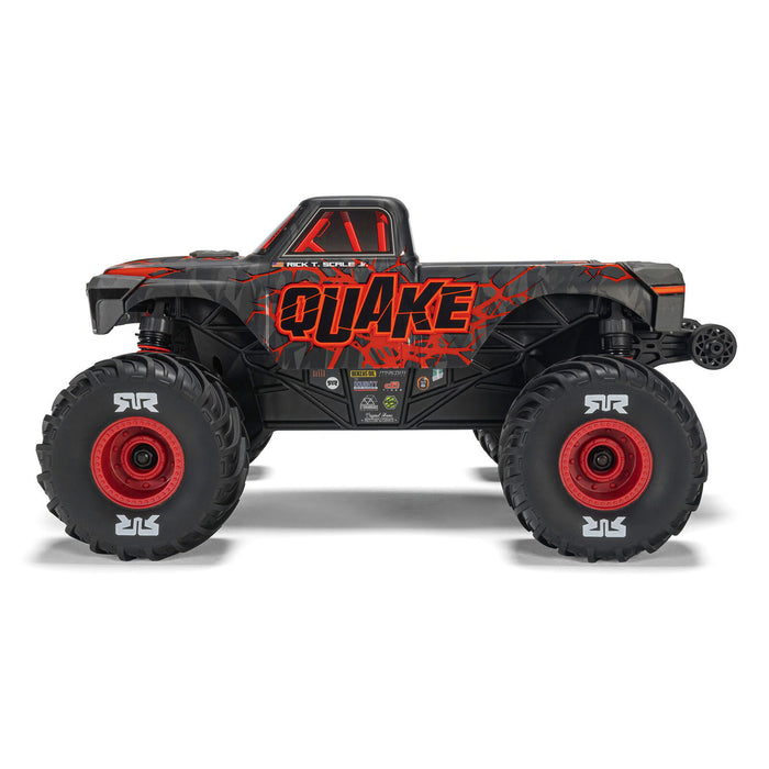 Arrma QUAKE GROM 4X4 Small Scale Monster Truck RTR with Battery & Charger (Red) - ARA2137T1