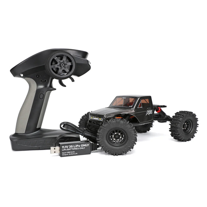 Redcat Ascent-18 APEX 1/18 Brushless 4WD RTR Rock Crawler (Dark Metallic Gray) - RER42222