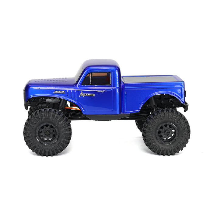 Redcat Ascent-18 High Steer 1/18 4WD Rock Crawler (Blue) - RER43481