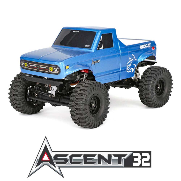 Redcat Ascent-32 4WD RTR 1/32 Rock Crawler (Blue) - RER40392