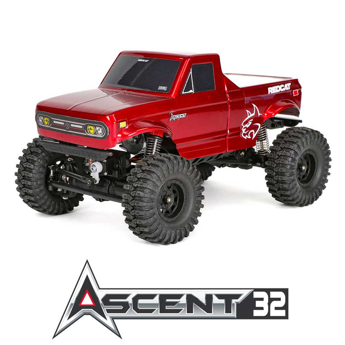 Redcat Ascent-32 4WD RTR 1/32 Rock Crawler (Red) - RER40391