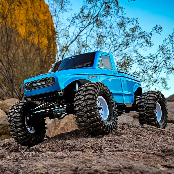 Redcat Ascent 1/10 Brushed Electric Rock Crawler (Blue) (2-Peice Body) - RER22768