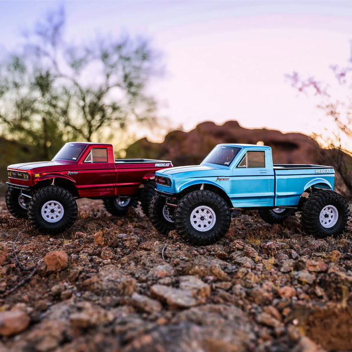 Redcat Ascent 1/10 Brushed Electric Rock Crawler (Blue) (2-Peice Body) - RER22768